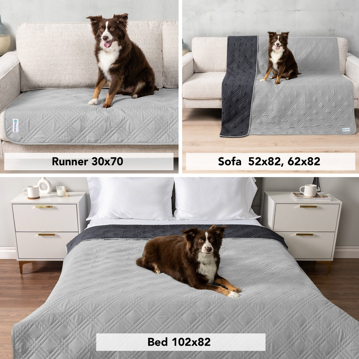 Pet mat size and color options