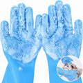 Bathing glove non-slip interior