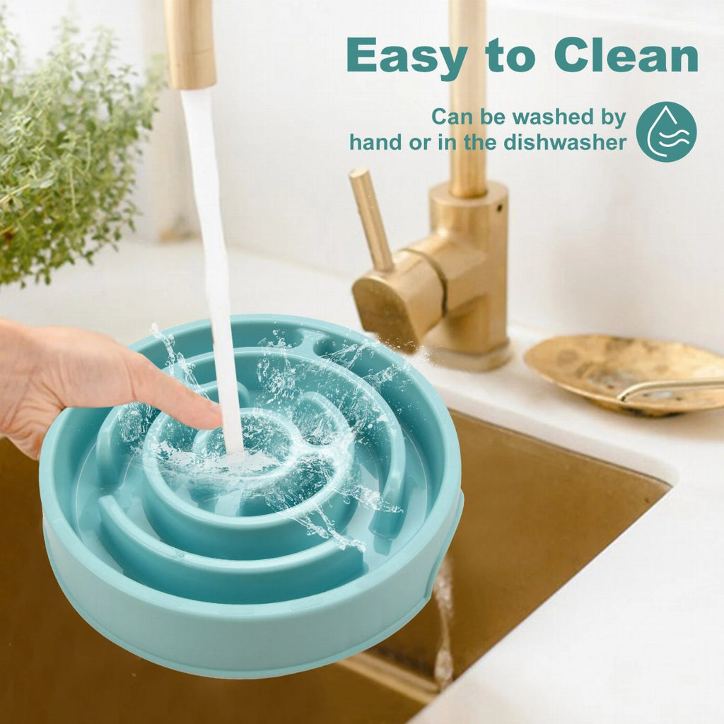 Slow feeder bowl color options