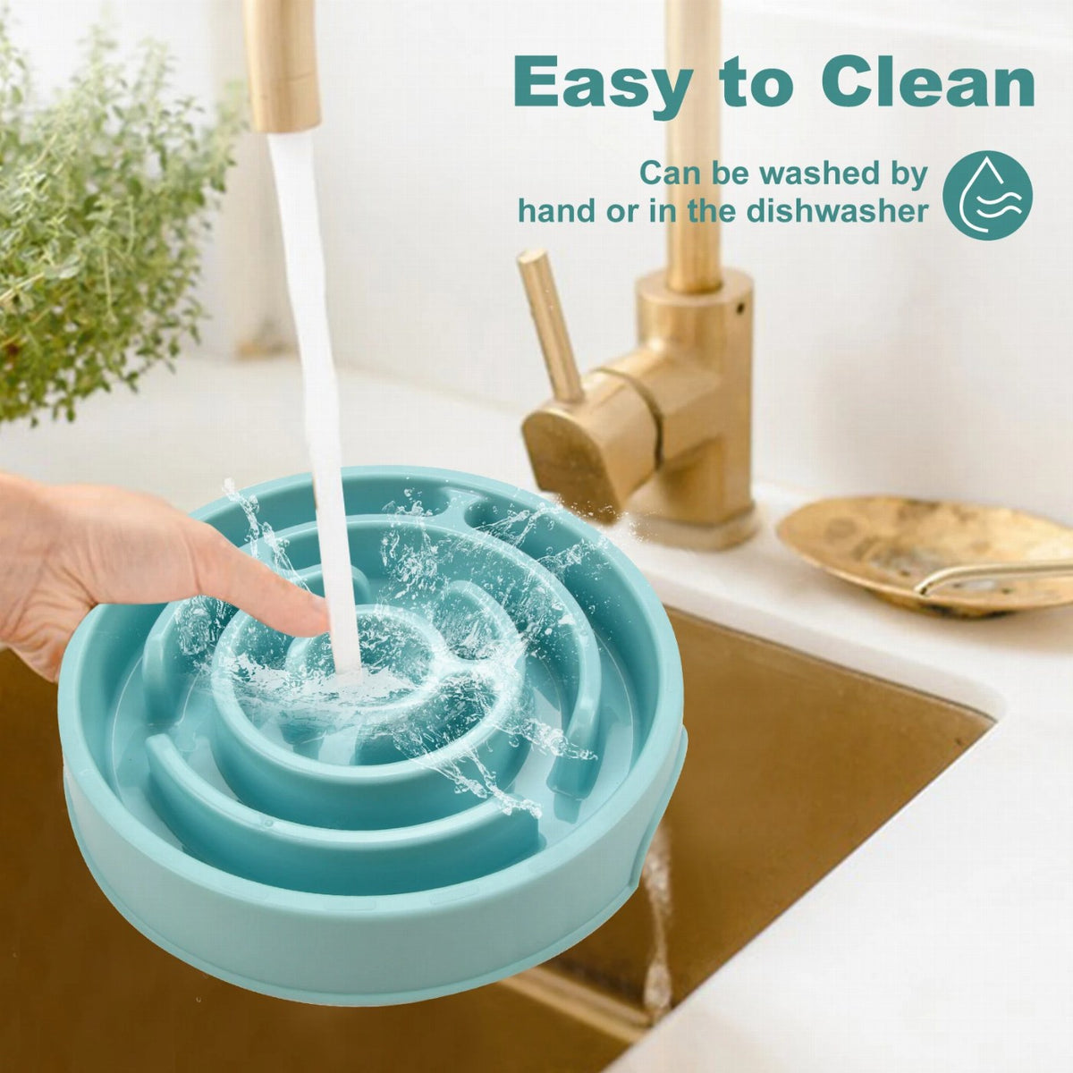 Slow feeder bowl color options