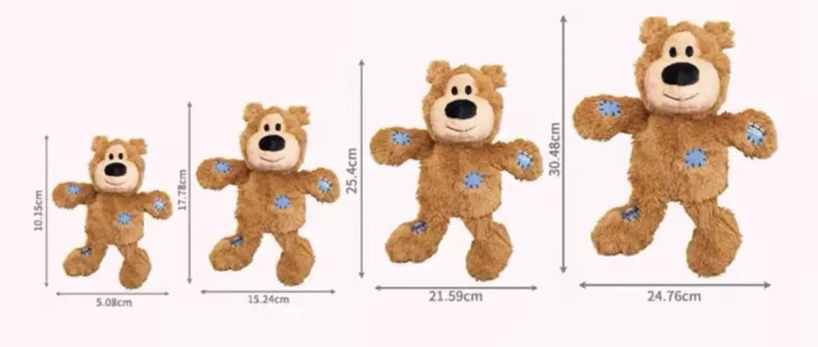KONG Wild Knots Bear dog toy