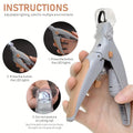 Nail clippers safety guard feature