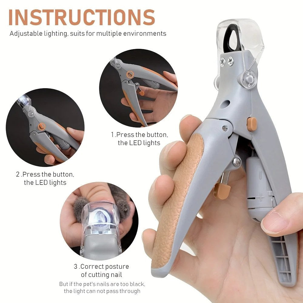 Nail clippers safety guard feature