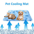 Self-cooling gel dog mat