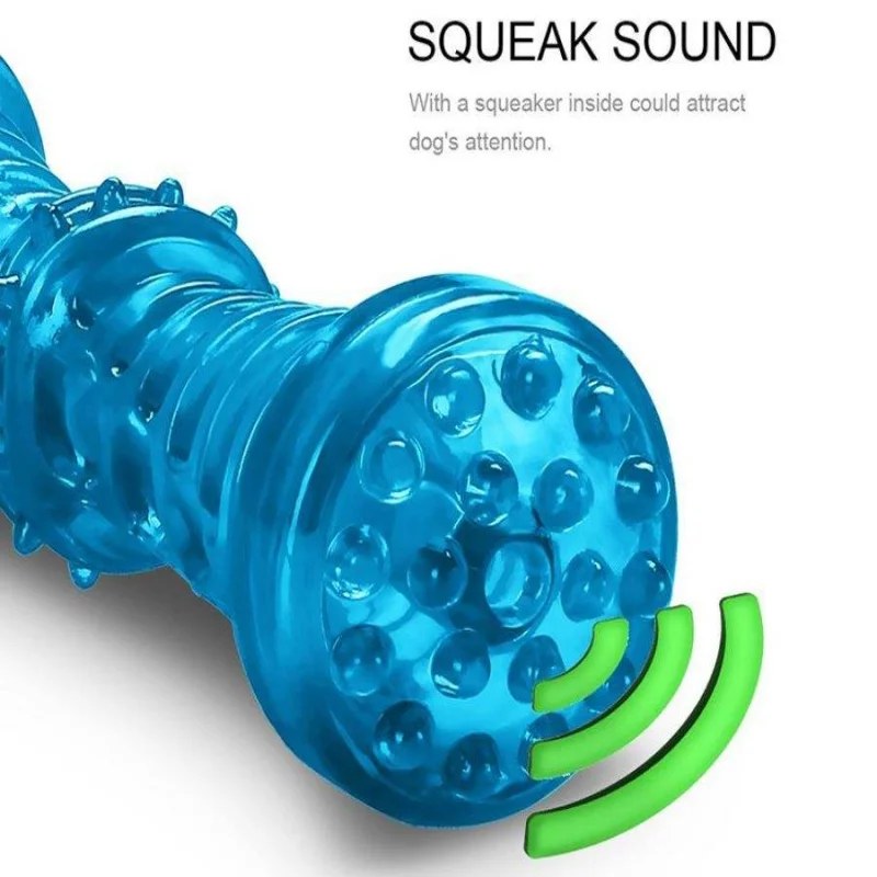 Rubber bone toy texture close-up
