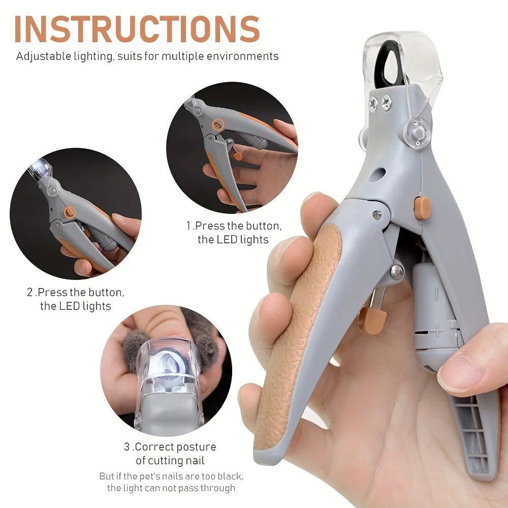 Nail clippers safety guard feature