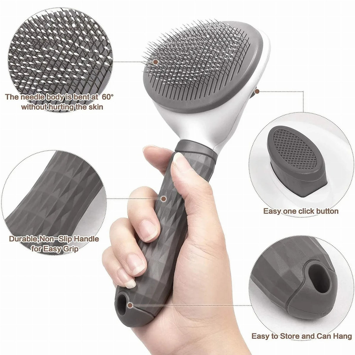 Deshedding brush color options